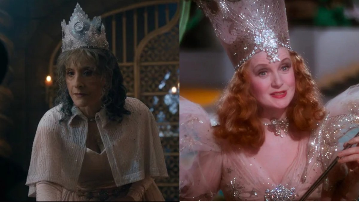 (L) Lilia as Glinda (R) Glinda the Good Witch 