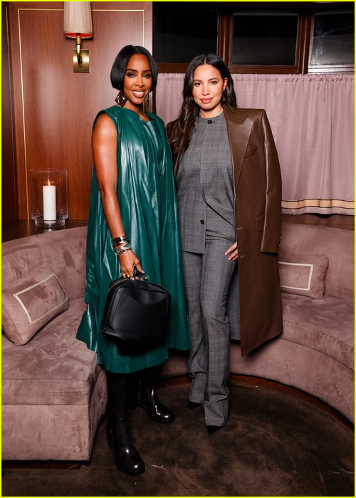 Kelly Rowland and Jurnee Smollett at the Tod's Dinner