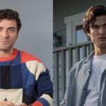 (L) Oscar Isaac and (R) Charles Melton