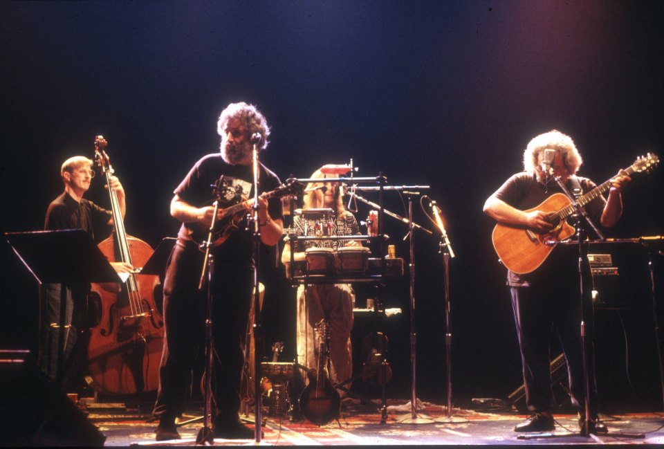 The Grateful Dead perform live together in 1970