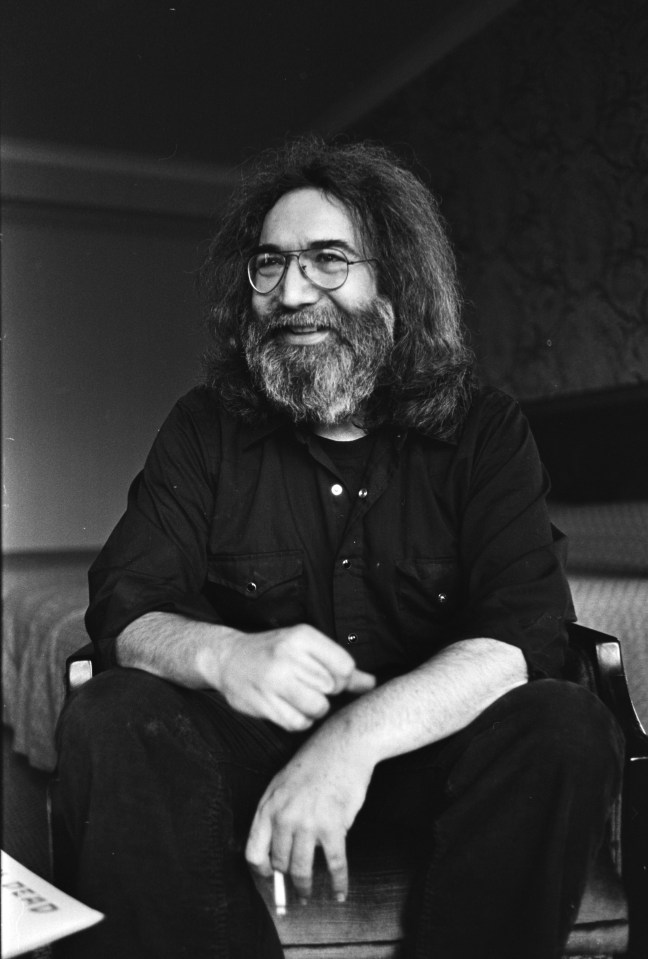 Jerry Garcia played with The Grateful Dead until his passing in 1995