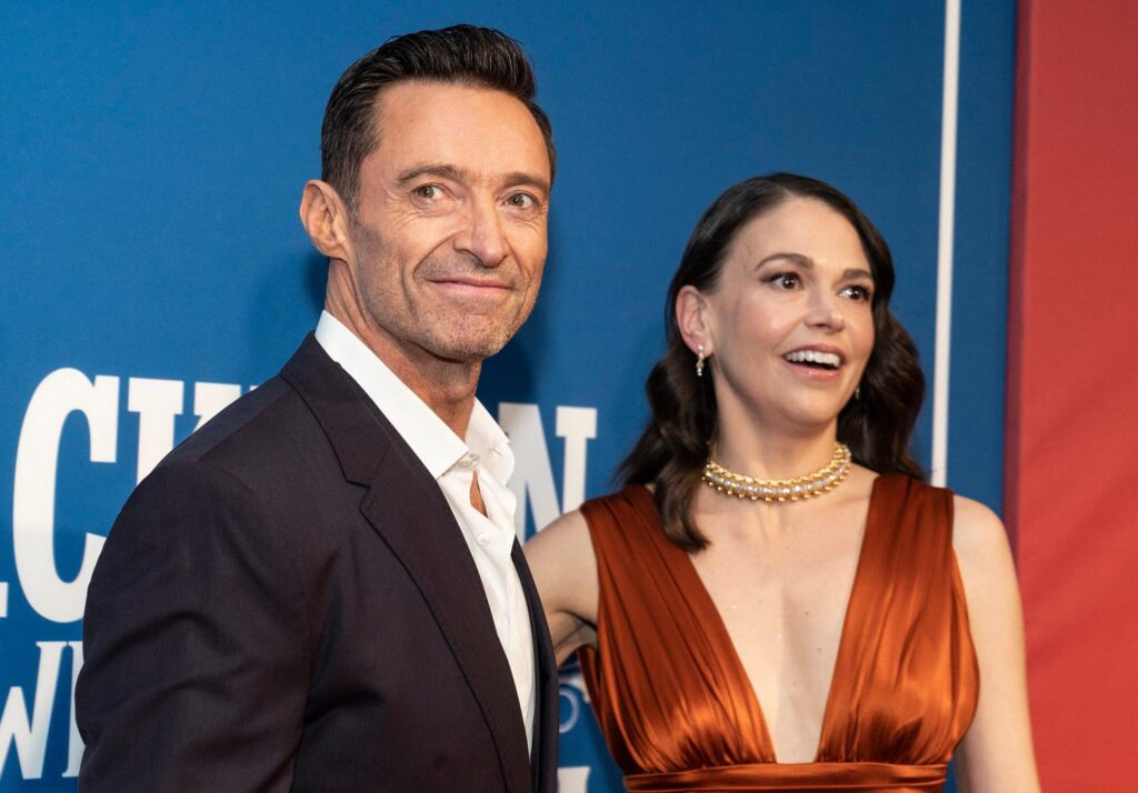 Hugh Jackman and Sutton Foster