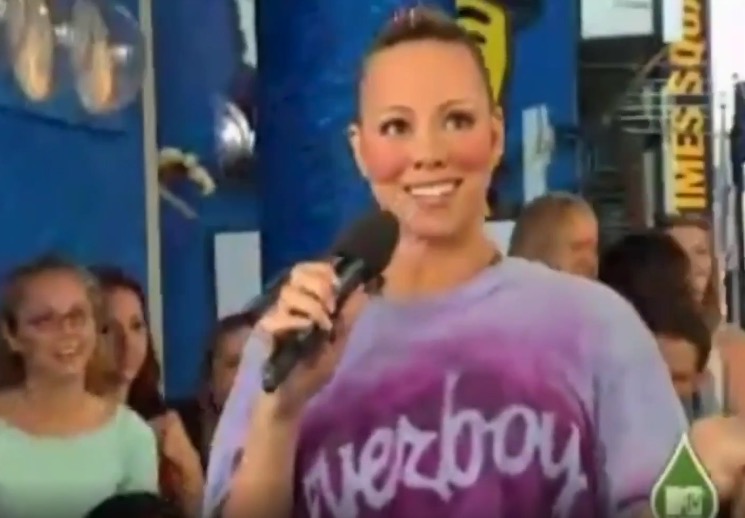 Mariah's appearance on TRL stunned viewers back in 2001