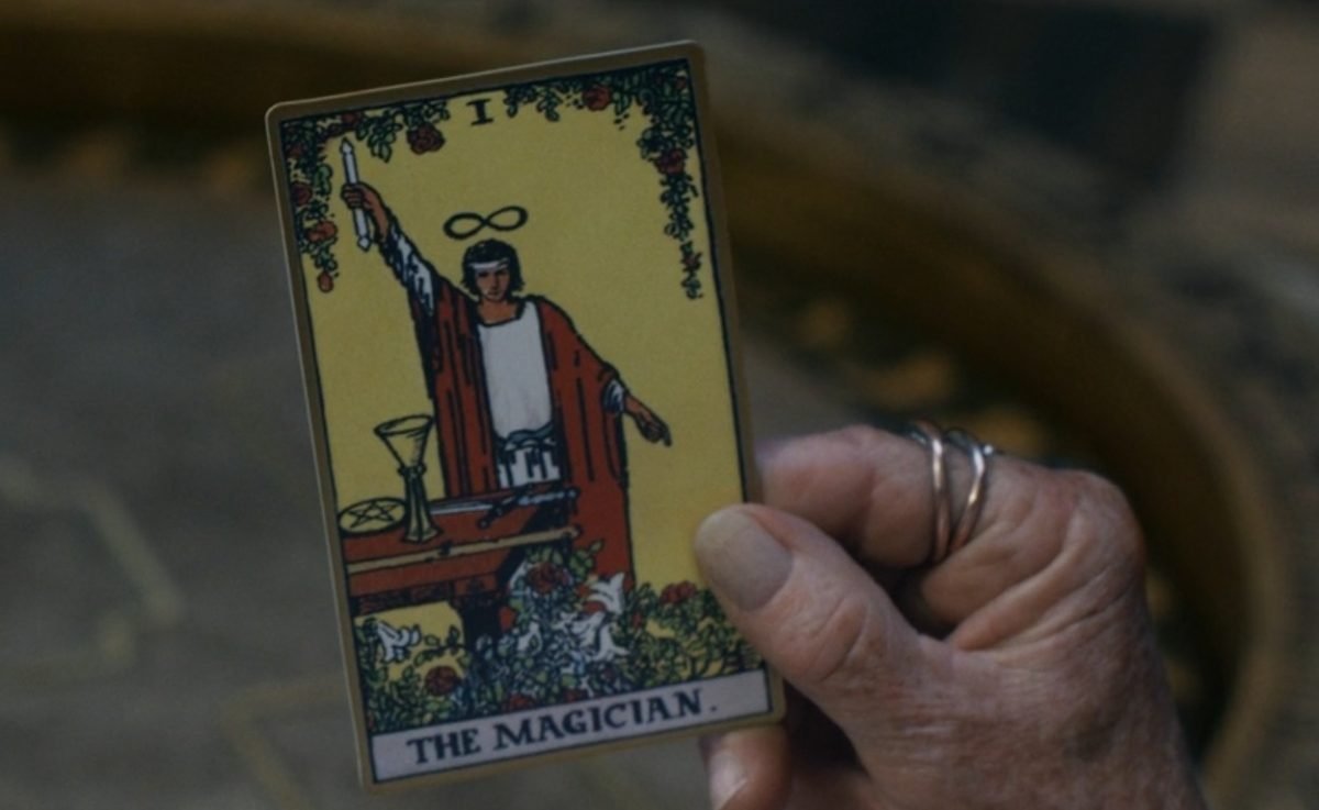 photo of the magician tarot card meaning interpretation in agatha all along