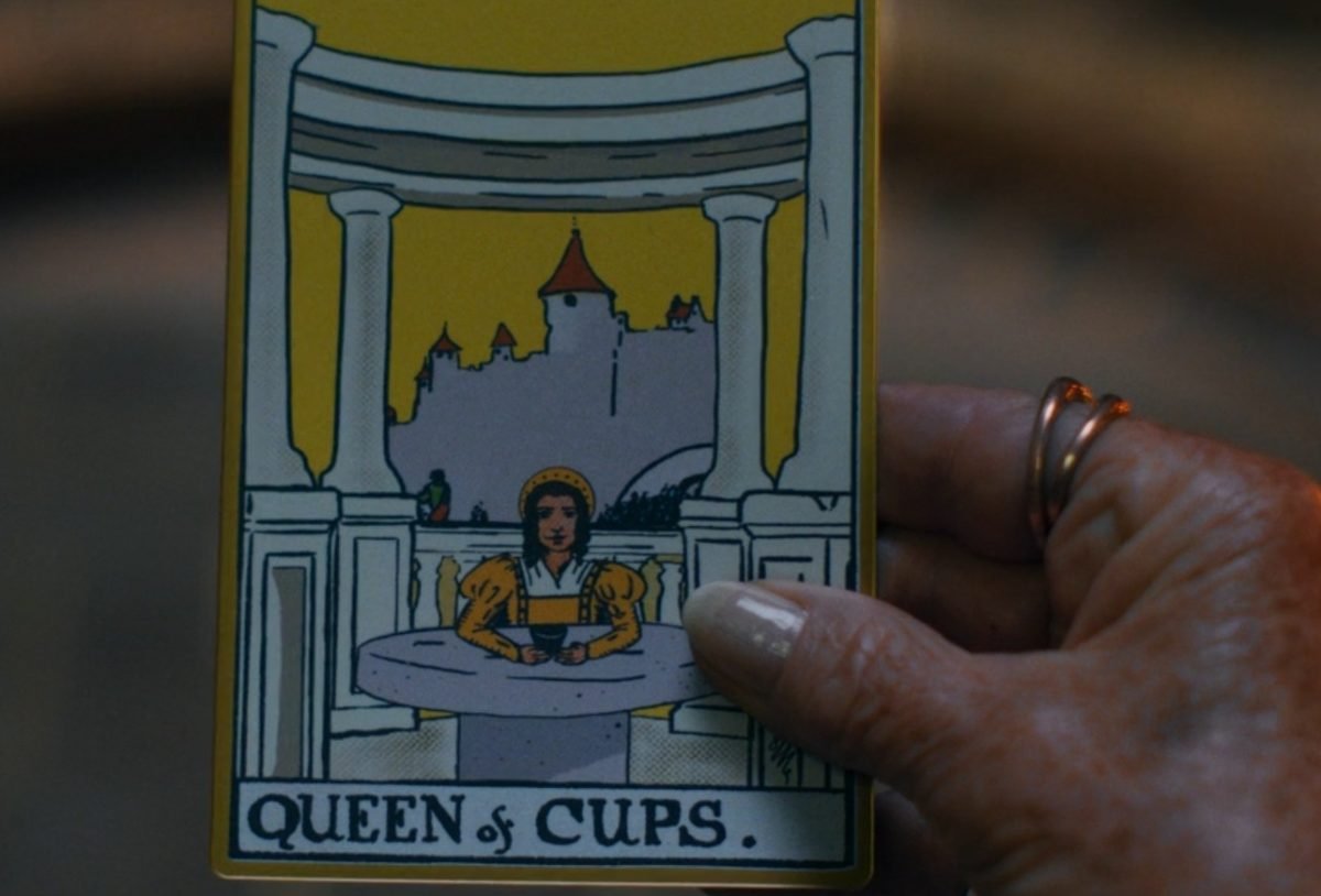 queen of cups agatha all along card in lilia's hand