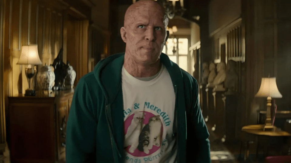 Ryan Reynolds wore a T-shirt with Olivia and Meredith on in Deadpool