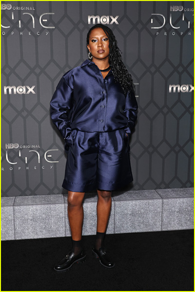 Jade Anouka at the Dune Prophecy premiere