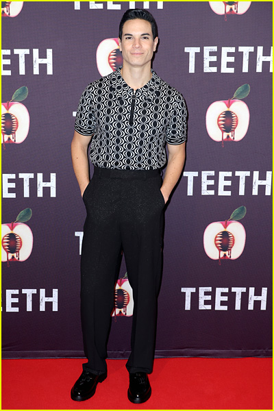 Jason Gotay at the Teeth Off Broadway opening