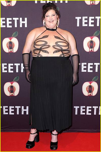 Jenna Rose Husli at the Teeth Off Broadway opening