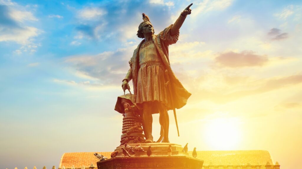 statue of Christopher Columbus