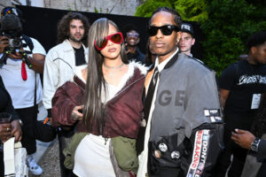 Rihanna and A$AP Rocky X American Sabotage by AWGE: Front Row - Paris Fashion Week - Menswear Spring/Summer 2025