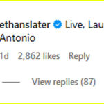 Ethan Slater comment