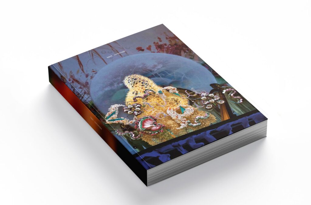 Cover Mockup for Björk's Cornucopia The Book