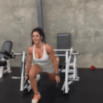 Bodybuilder Heather Dees in Two-Piece Workout Gear Shares "Hypers for Glutes/Hams"