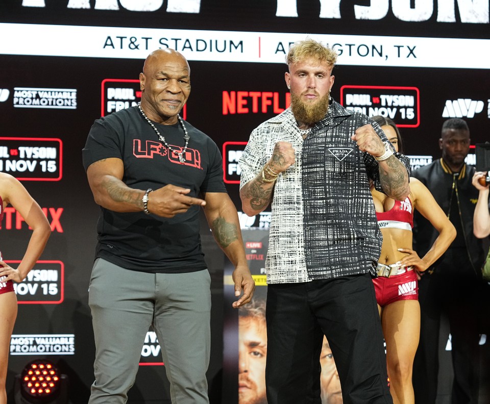 Mike Tyson and Jake Paul fight on November 15