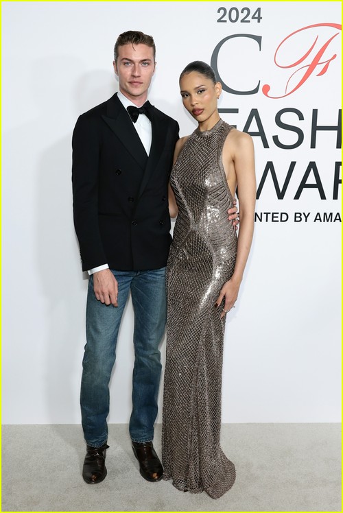 Lucky Blue Smith and Nara Smith at the CFDA Awards