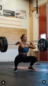 CrossFit Athlete Jamie Simmonds in Two-Piece Workout Gear is "Ready to Work"