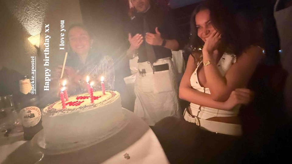 Cruz dropped the 'L Bomb' on his Instagram stories after celebrating his girlfriend Jackie Apostel's 29th birthday in NYC