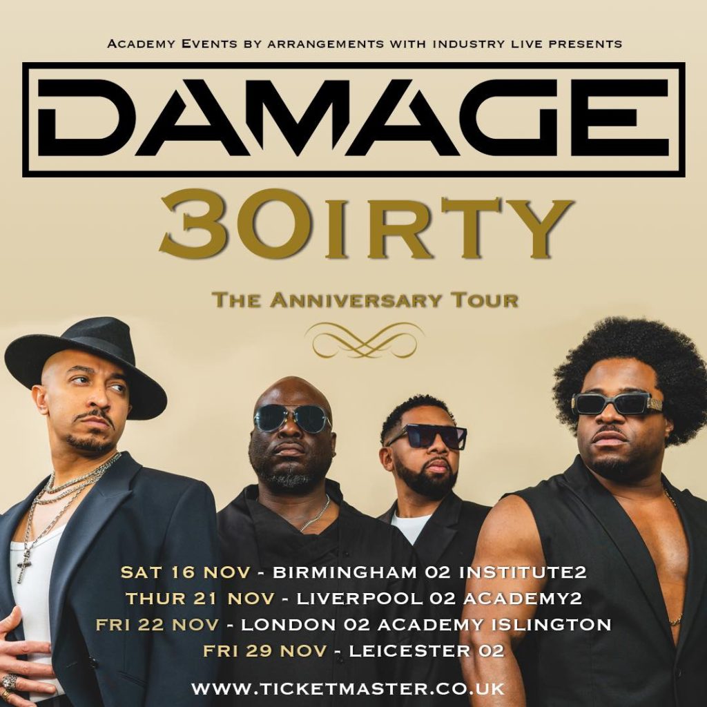 Damage SELL OUT London date on '30IRTY' anniversary tour