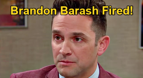 Days of Our Lives Brandon Barash Fired, Speaks Out on Stefan DiMera’s Exit & Final Airdate