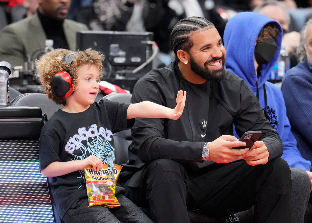 Drake & Adonis - Philadelphia 76ers v Toronto Raptors