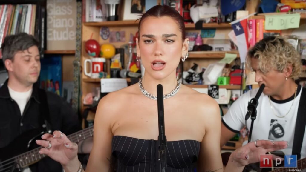 Dua Lipa Makes Her Tiny Desk Concert Return: Watch