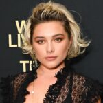 Florence Pugh in Two-Piece Workout Gear is "Sharing From the Shoot"