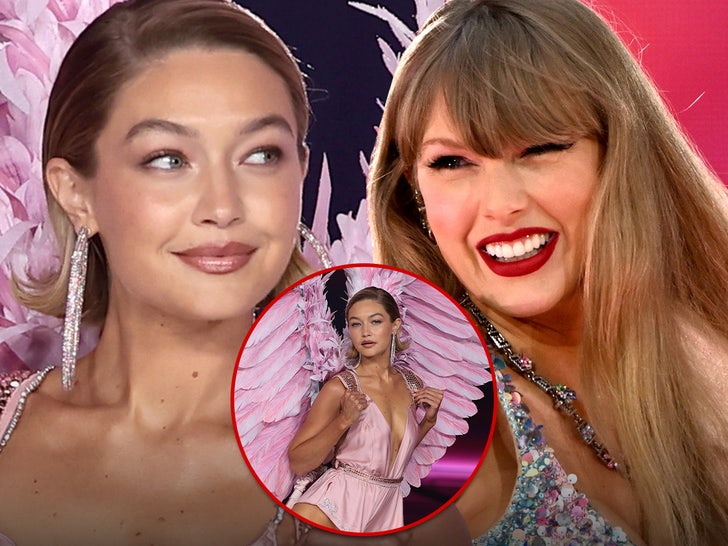 gigi hadid taylor swift victorias secret fashion show main