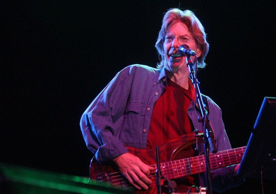 Phil Lesh performing at the Phil Lesh and Friends concert in 2005