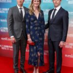 William Reeve, Alexandra Reeve and Matthew Reeve posed for the cameras