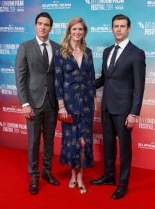 William Reeve, Alexandra Reeve and Matthew Reeve posed for the cameras