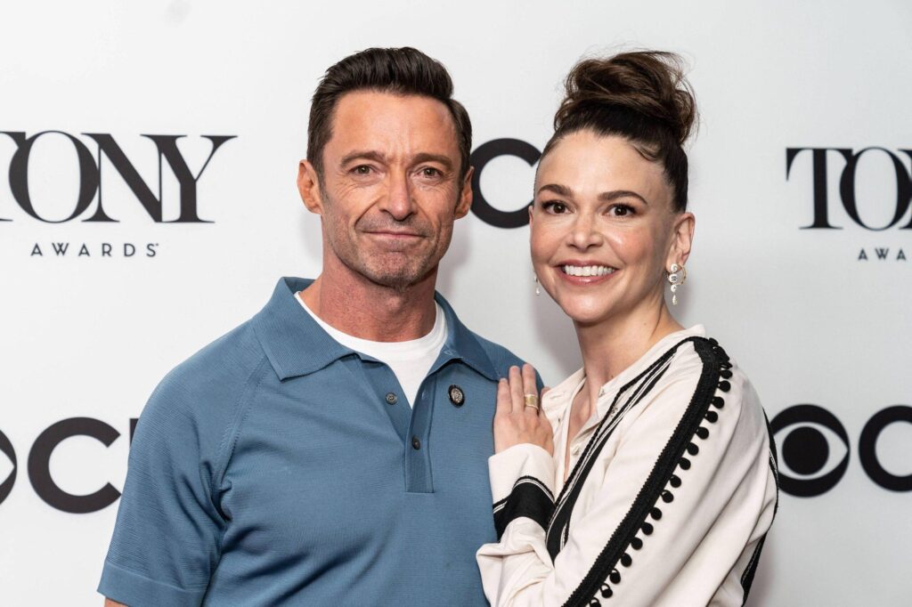 Hugh Jackman and Sutton Foster