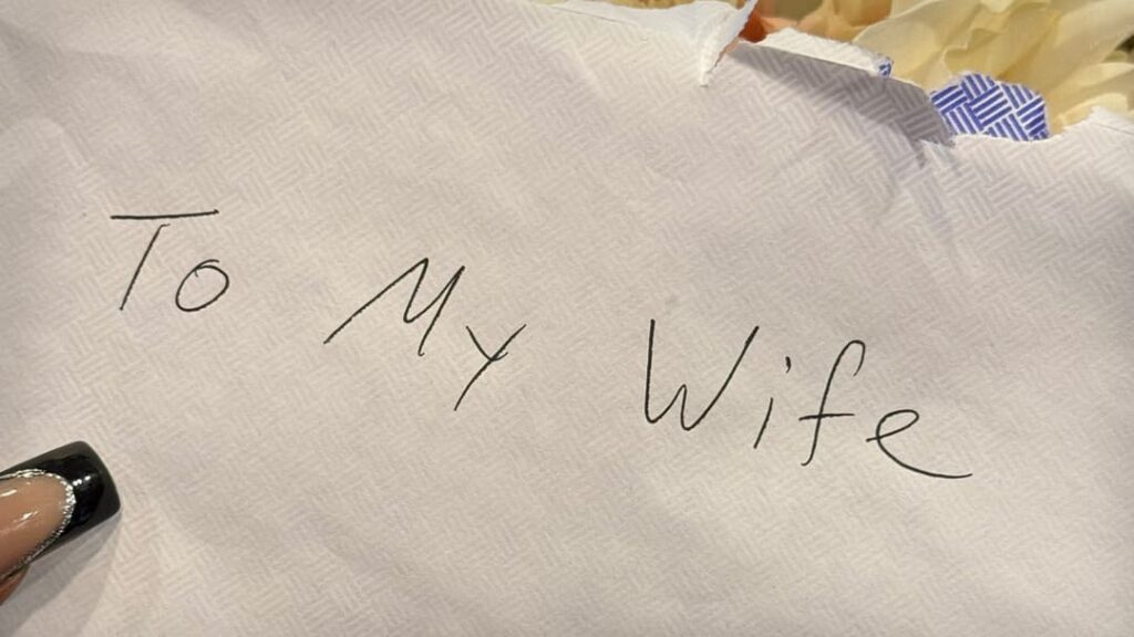 Husband’s letter abandoning wife & child for New York Knicks game goes super viral