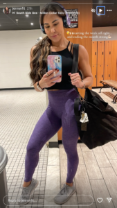 IFBB Pro Jennifer Ronzitti in Two-Piece Workout Gear is "Ending the Month Strong"