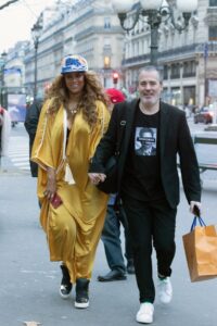 Tyra Banks and Louis Bélanger-Martin in Paris, France on January 19, 2023