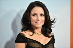 Julia Louis-Dreyfus attends the premiere of "Downhill" in 2020.