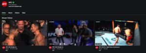 UFC channel on Kick