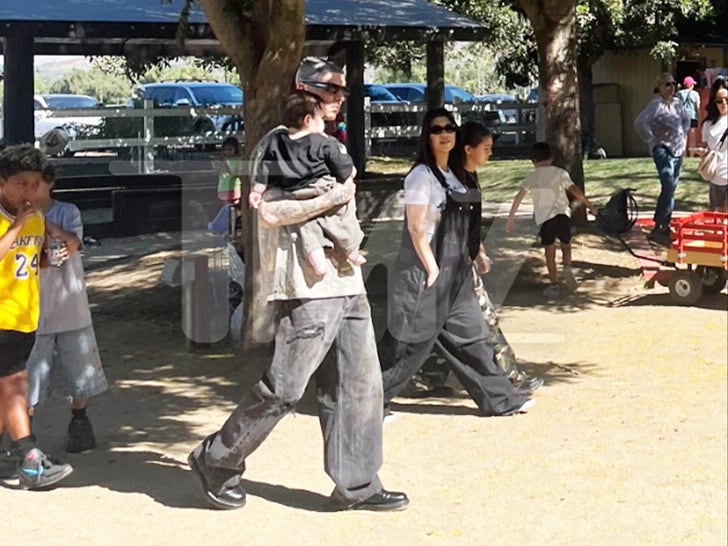 Kourtney Kardashian and Travis Barker Hit Underwood Family Farms While Filming