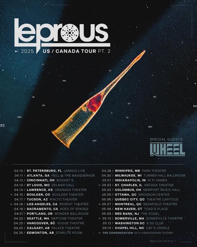 LEPROUS Announces 2025 North American 'Melodies Of Atonement' Tour