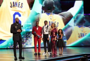 Bron, Savannah, Bronny - The 2023 ESPY Awards - Show