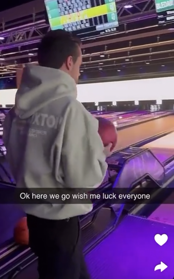 Liam played bowling on his birthday