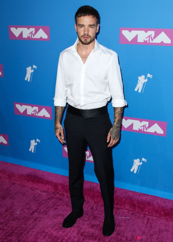 Liam Payne pictured at the VMAs in 2018