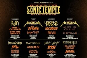 Linkin Park, Metallica, Bad Omens & More To Play Sonic Temple Festival 2025