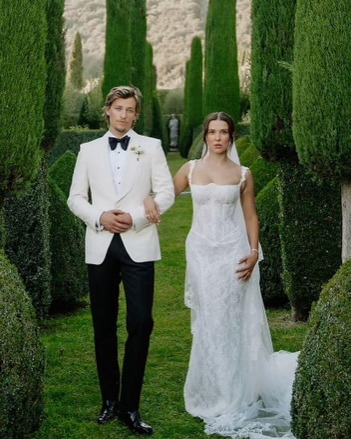 Jake Bongiovi and Millie Bobby Brown married in Italy in May.