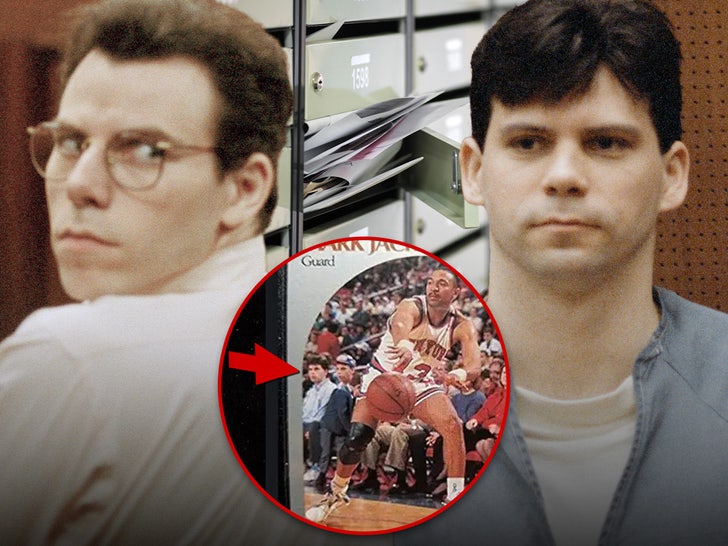 menendez brothers basketball card