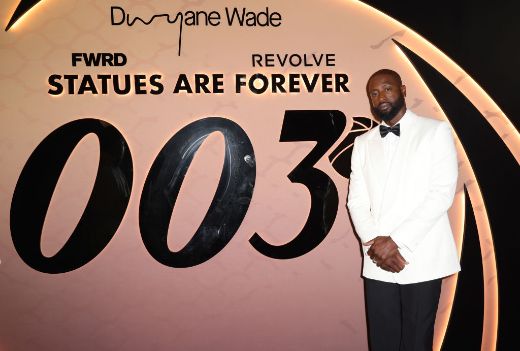 Dwyane Wade 003 Statues Are Forever Party With FWRD At Queen Miami Beach