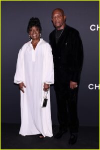 Honoree Samuel L. Jackson with wife LaTanya Richardson Jackson