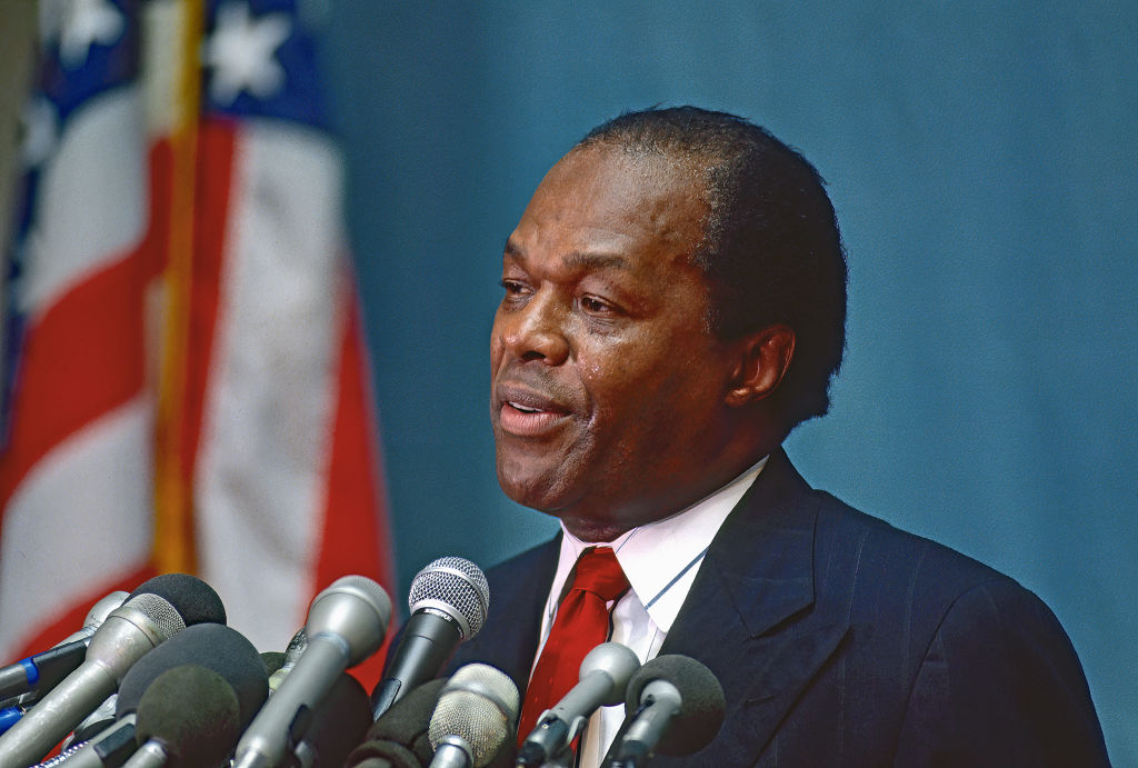 Mayor Marion Barry News Conference