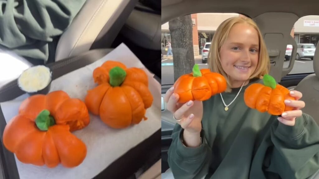 Pumpkin-shaped bagels have TikTokers driving 15 hours for the viral treat 