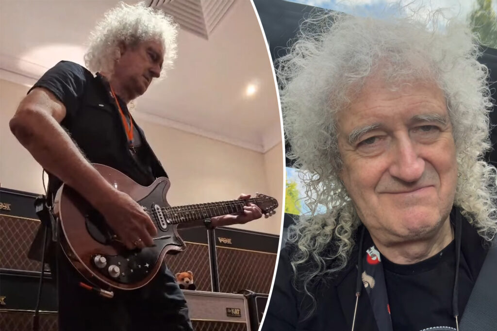 Queen’s Brian May performs despite low energy after stroke, didn’t touch guitar for 2 months